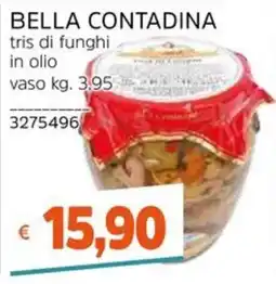 Stop&Shop Bella Contadina tris di funghi in olio offerta