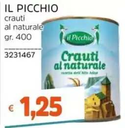Stop&Shop Il Picchio crauti al naturale offerta