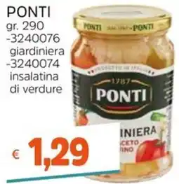 Stop&Shop Giardiniera Ponti offerta