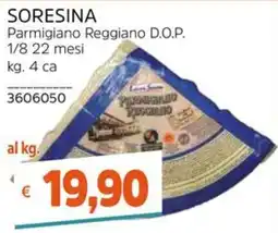 Stop&Shop SORESINA Parmigiano Reggiano D.O.P. offerta