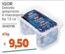 Stop&Shop Igor Dolcetto gorgonzola e mascarpone offerta