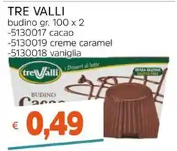 Stop&Shop Tre Valli budino offerta