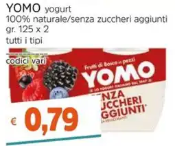 Stop&Shop Yomo yogurt Frutti di Bosco in pezzi offerta