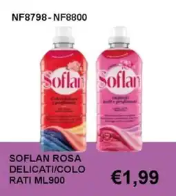 Italy Cash and Carry Soflan rosa delicati/colo offerta