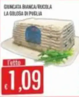 Mercadò Giuncata bianca/rucola la golosa di puglia offerta