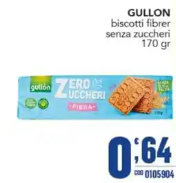 Gruppo di Palo Gullón biscotti fibrer senza zuccheri offerta