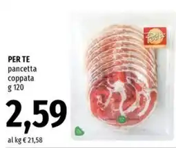 Famila Superstore Pancetta coppata Per Te offerta