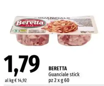 Beretta Guanciale stick