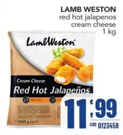 Gruppo di Palo Lamb Weston cream cheese red hot jalapeños offerta
