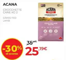 Arcaplanet Acana crocchette cane kg 2 grass-fed lamb offerta
