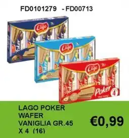 Italy Cash and Carry Lago poker wafer offerta