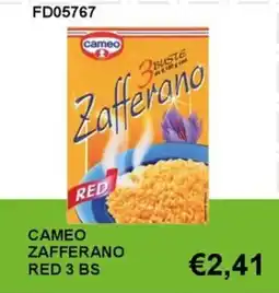 Italy Cash and Carry Cameo zafferano red offerta