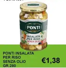 Italy Cash and Carry Ponti insalata per riso senza olio offerta