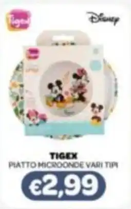 Irys Tigex piatto microonde vari tipi offerta