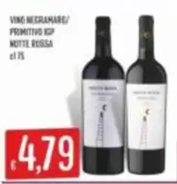 Mercadò Vino Negroamaro/Primitivo IGP Notte Rossa offerta
