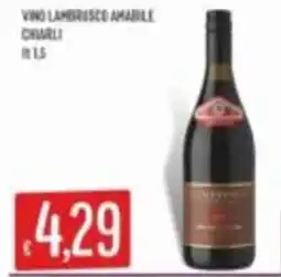 Mercadò Vino lambrusco amabile charli offerta