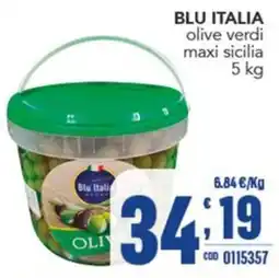 Gruppo di Palo Blu Italia olive verdi maxi sicilia offerta
