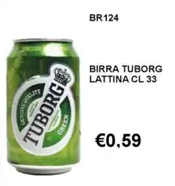 Italy Cash and Carry Birra Tuborg Green offerta