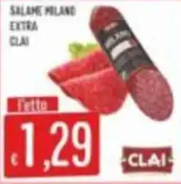 Mercadò Salame milano extra clai offerta