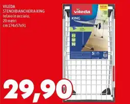 MEGA Vileda stendibiancheria king offerta