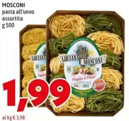MEGA Pasta all'uovo assortita Lauciana Mosconi offerta