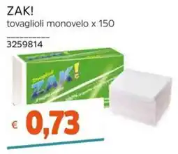 Stop&Shop Tovaglioli monovelo Zak! offerta