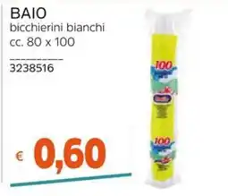 Stop&Shop Baio bicchierini bianchi offerta