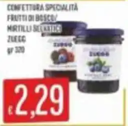Mercadò Confettura specialità frutti di bosco / mirtilli selvatici Zueco offerta