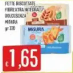 Mercadò Fette biscottate fibrextra integrale dolce senza misura offerta