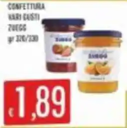 Mercadò Confettura vari gusti Zabba offerta