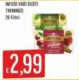 Mercadò Infusi vari gusti Twinings offerta