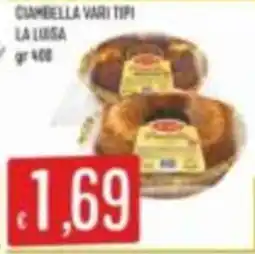 Mercadò Ciambella vari tipi la lirsa offerta