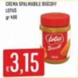 Mercadò Crema spalmabile Biscoff Lotus offerta