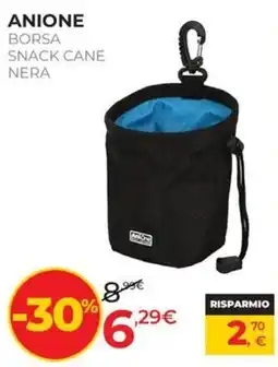 Arcaplanet Borsa snack cane nera Anione offerta