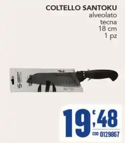 Gruppo di Palo Coltello Santoku alveolato tecna offerta