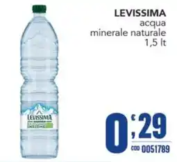 Gruppo di Palo Levissima acqua minerale naturale offerta