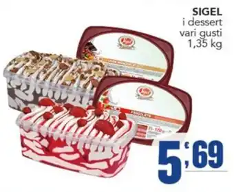 SIGEL i dessert vari gusti