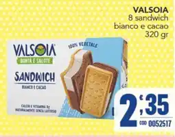 Gruppo di Palo Valsòia sandwich bianco e cacao offerta