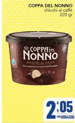 Gruppo di Palo Coppa del Nonno chicchi al caffè offerta