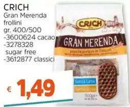 Stop&Shop CRICH Gran Merenda frollini offerta
