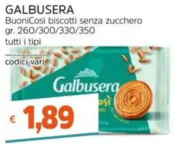 Stop&Shop Buonicosi biscotti senza zucchero Galbusera offerta