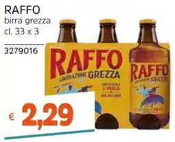 Stop&Shop Raffo birra grezza offerta