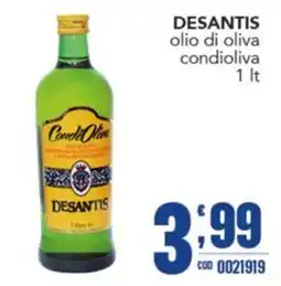 Gruppo di Palo Olio di oliva condioliva Desantis offerta