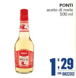 Gruppo di Palo Ponti aceto di mele offerta