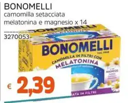 Stop&Shop Bonomelli camomilla setacciata melatonina e magnesio offerta