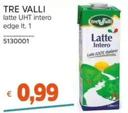Stop&Shop Tre Valli latte UHT intero offerta