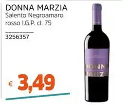 Stop&Shop Donna Marzia Salento Negroamaro rosso offerta