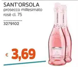 Stop&Shop Sant'Orsola prosecco millesimato rosè offerta