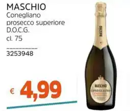 Stop&Shop Maschio Conegliano prosecco superiore D.O.C.G. offerta