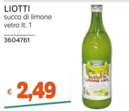 Stop&Shop Liotti succo di limone offerta